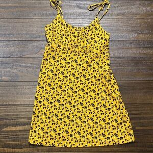 TopShop Yellow Floral Sundress